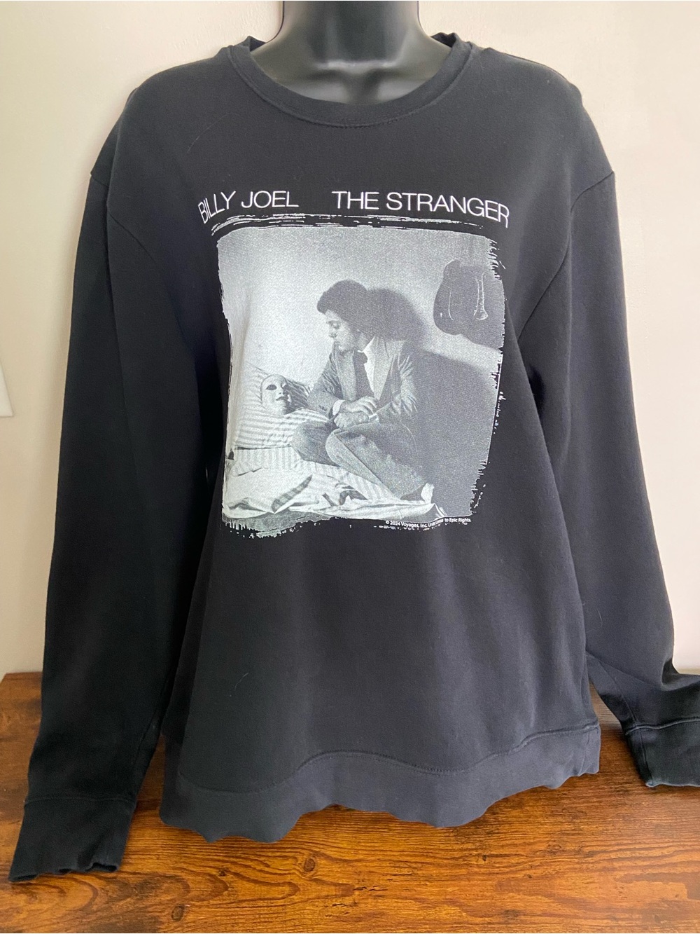 Billy Joel - The Stranger Black Graphic Sweatshirt - Men's